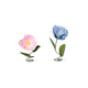 TABLE DECORATION SUMMER FLOWER 2PC