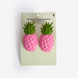 Pembe Ananas Şeklinde Plaj Havlusu Mandalı