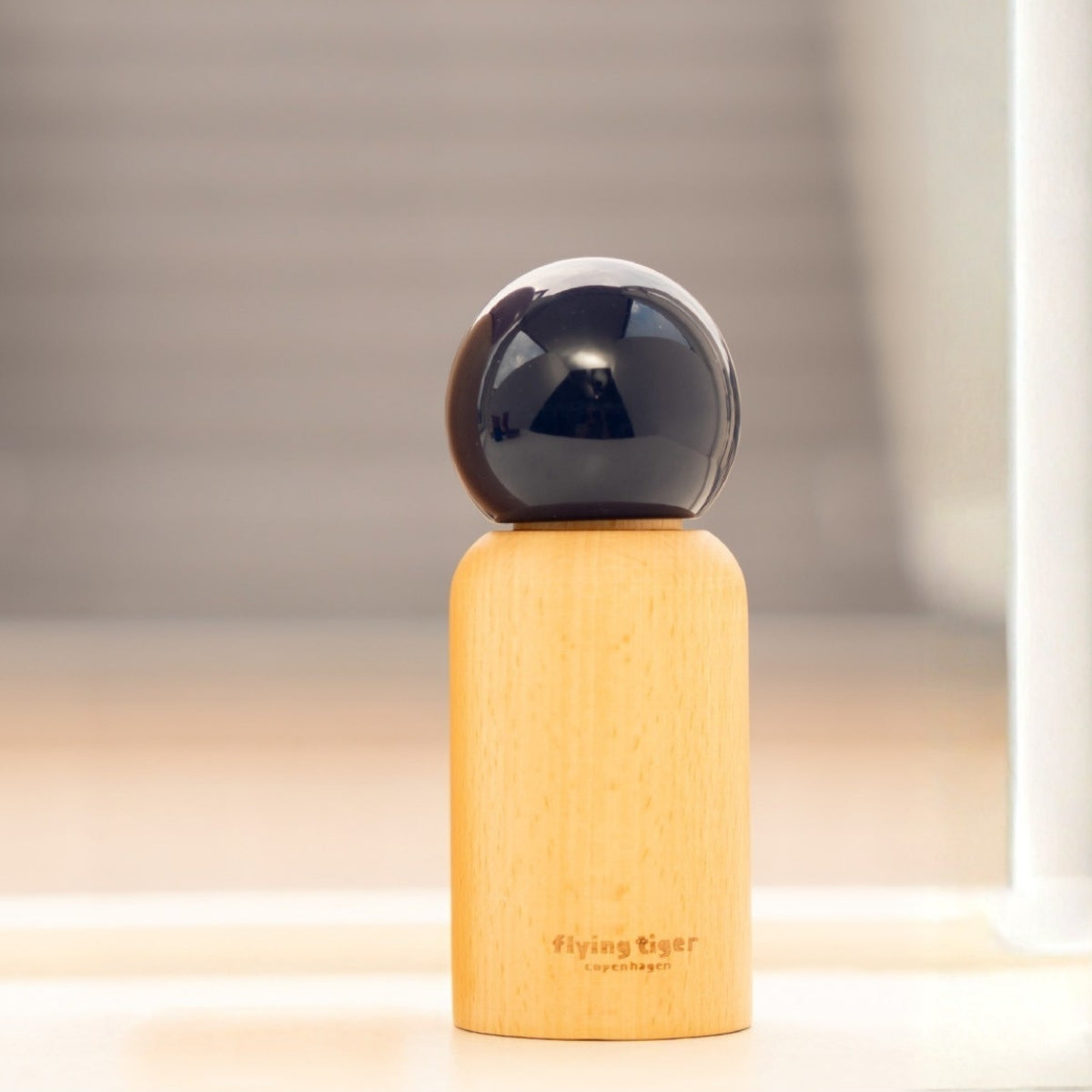 Mavi Ahşap Tuz Karabiber Değirmeni