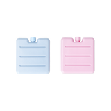 COOLING ELEMENTS 2 PCS BLUE AND PINK