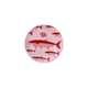 Pembe Balık Desenli Seramik Tabak