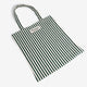 TOTE BAG GREEN STRIPES
