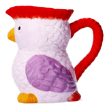 JUG WITH HANDLE CERAMIC SHAPED AS TROPICAL BIRD