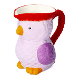 JUG WITH HANDLE CERAMIC SHAPED AS TROPICAL BIRD