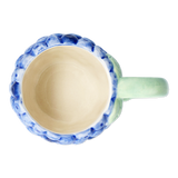 MUG WITH HANDLE BLUEBERRY SHAPE AND EMBOSSED DETAILS BLUE