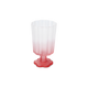 WINE GLASS SPRAYED MATT COLOR PINK