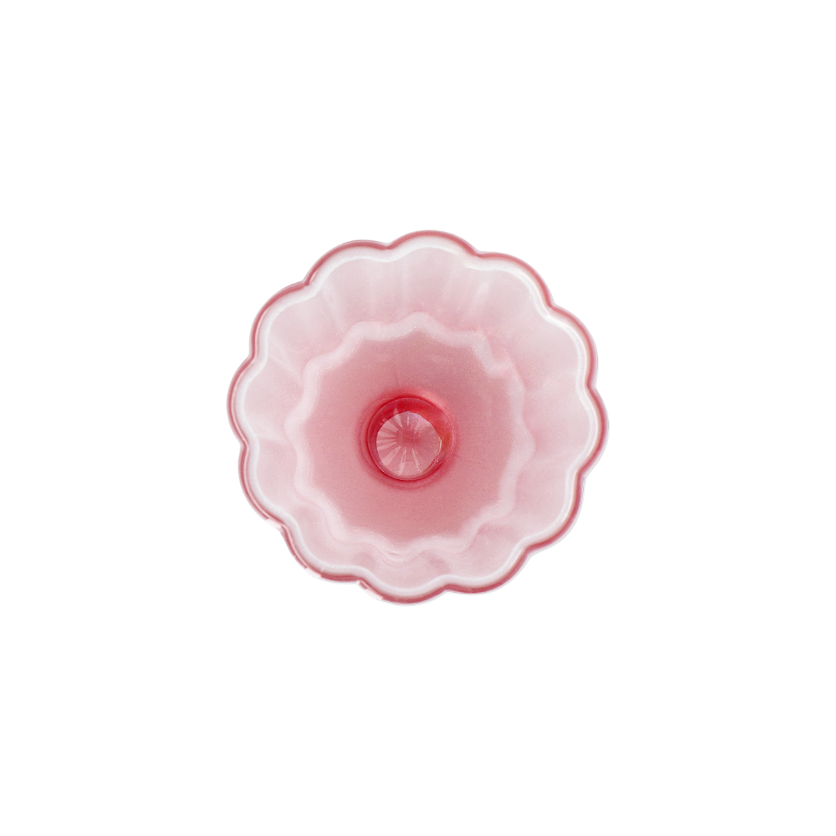 WINE GLASS SPRAYED MATT COLOR PINK