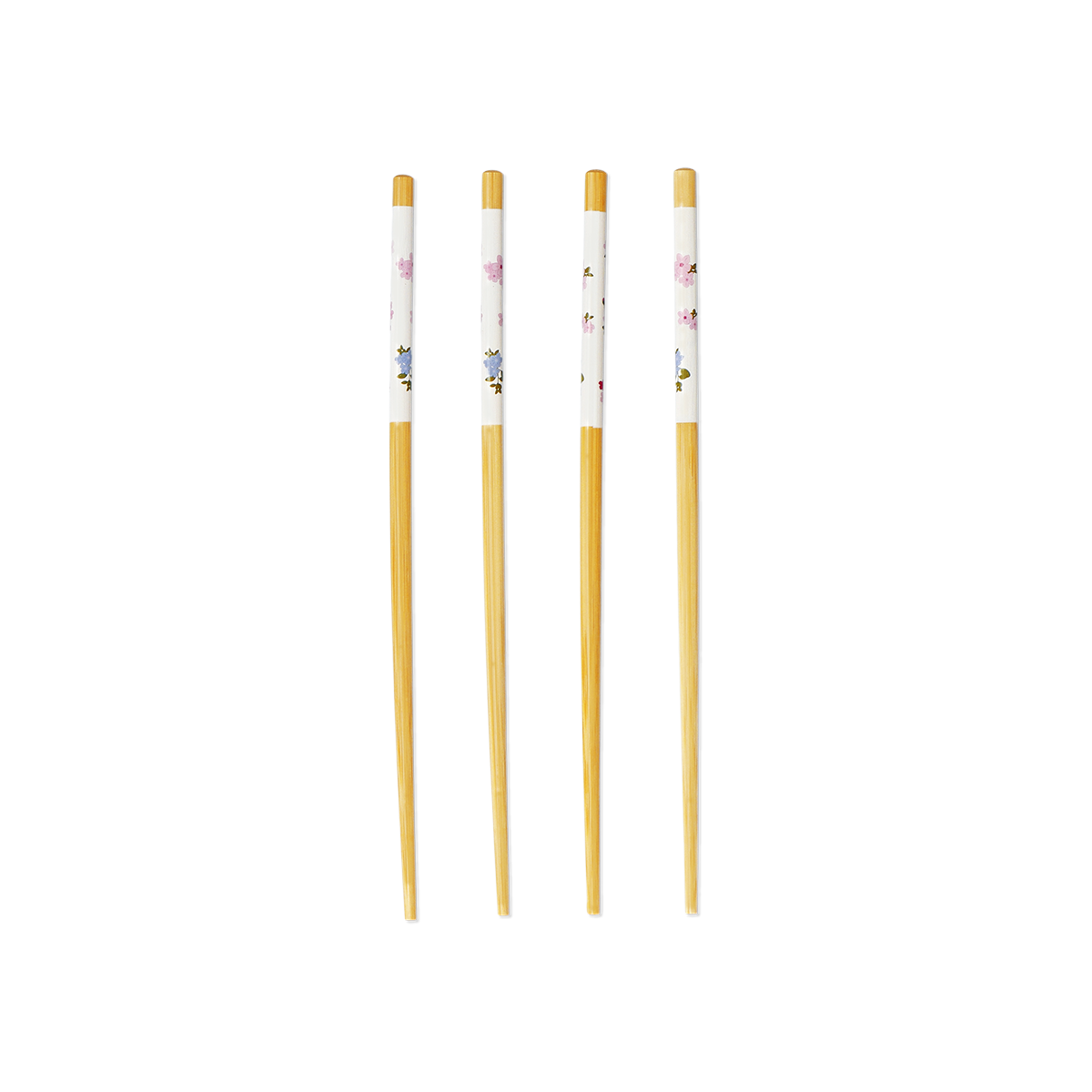 CHOPSTICKS BAMBOO 2 PERSON SET BLOSSOM PRINT