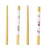 CHOPSTICKS BAMBOO 2 PERSON SET BLOSSOM PRINT