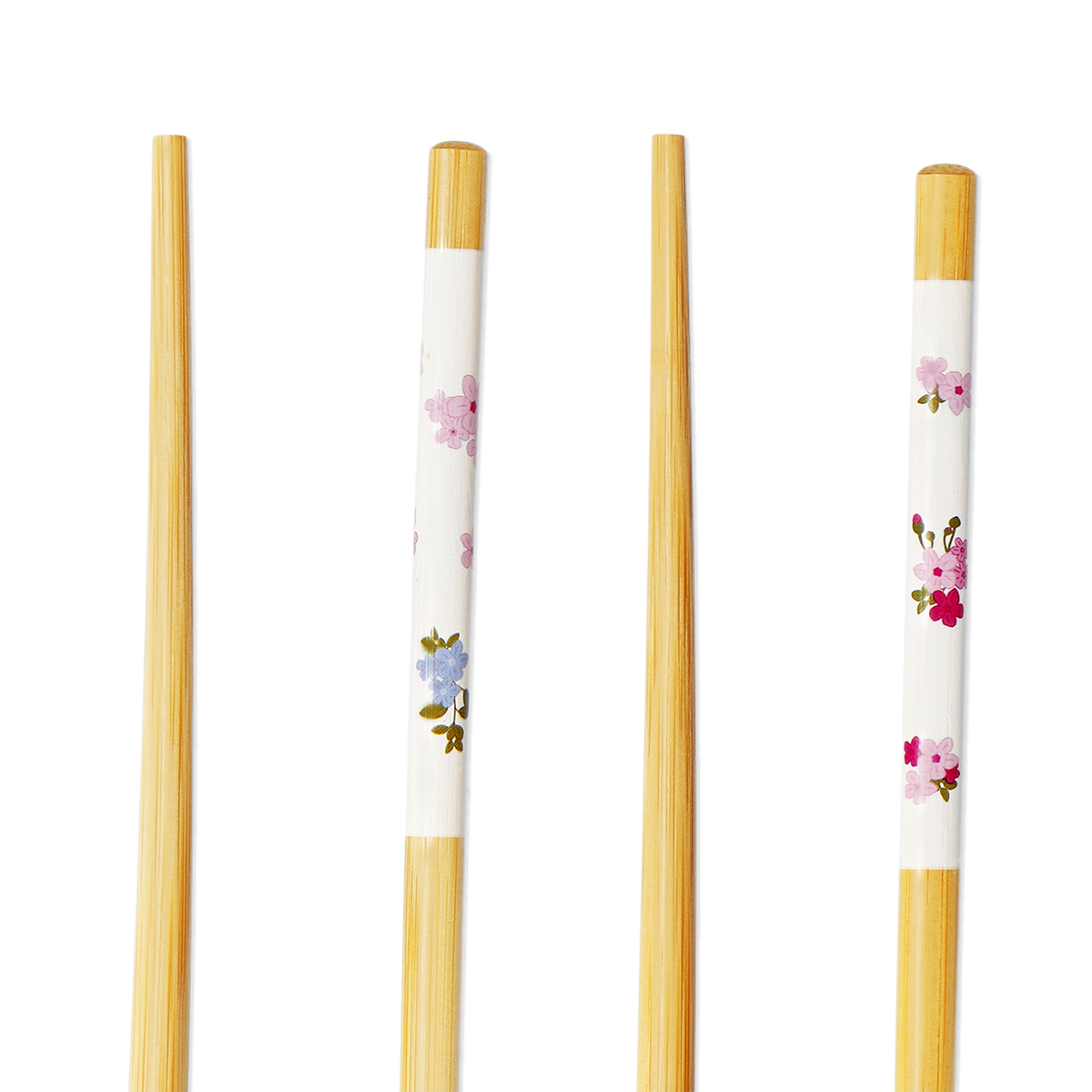 CHOPSTICKS BAMBOO 2 PERSON SET BLOSSOM PRINT