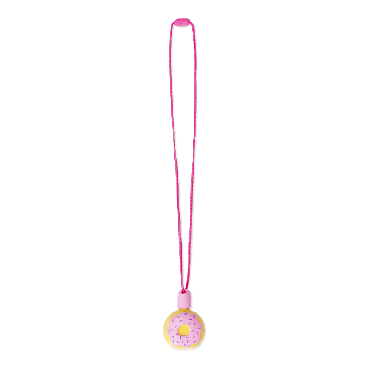 Pembe Donut Şeklinde Baloncuk Yapma Şişesi
