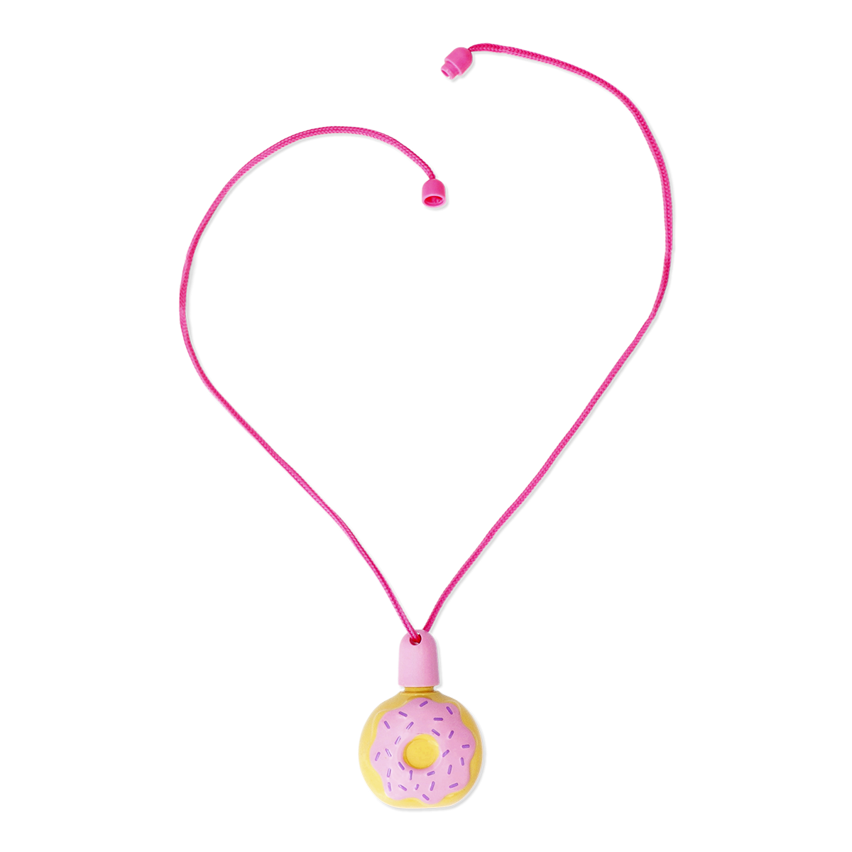 Pembe Donut Şeklinde Baloncuk Yapma Şişesi