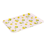 Sarı Limon Desenli Küçük Tepsi