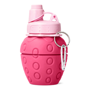 Pembe Cupcake Şekilli Katlanabilir Silikon Matara