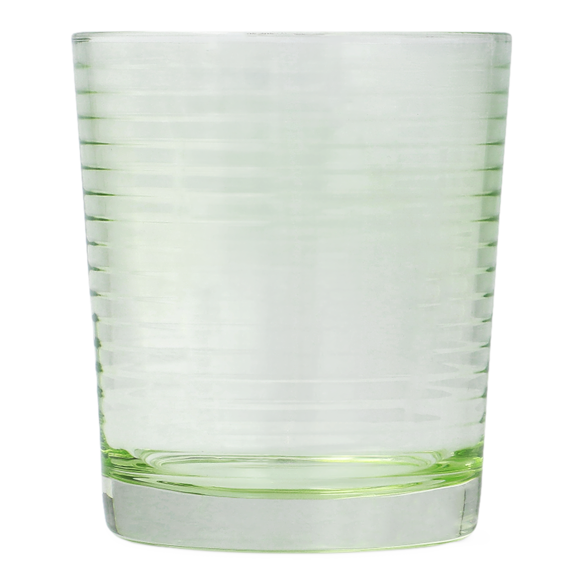 DRINKING GLASS SPRAYED COLOR GREEN