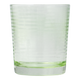 DRINKING GLASS SPRAYED COLOR GREEN