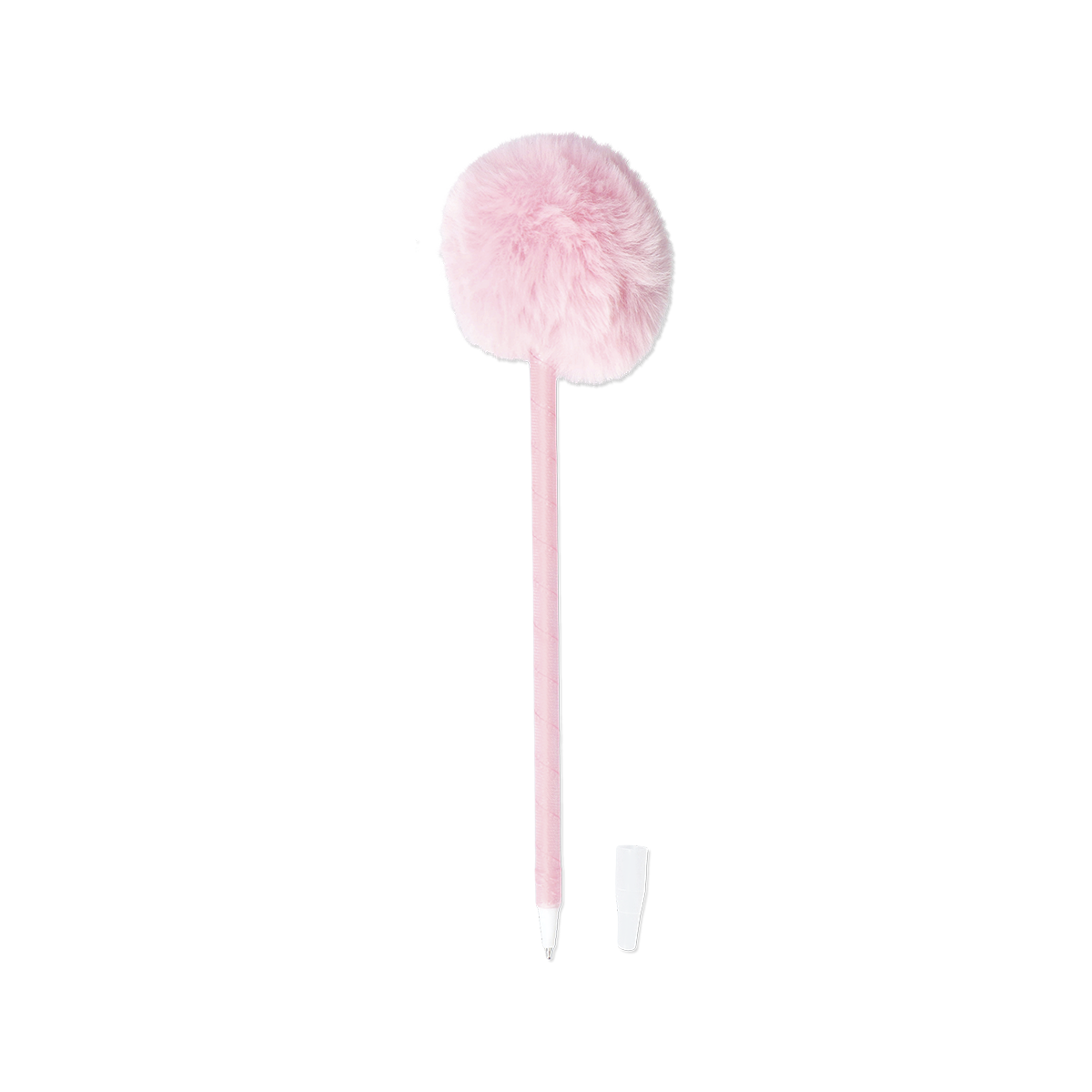 PEN WITH POM POM PINK