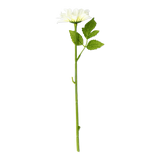 ARTIFICIAL FLOWER RECYCLED 30 CM WHITE