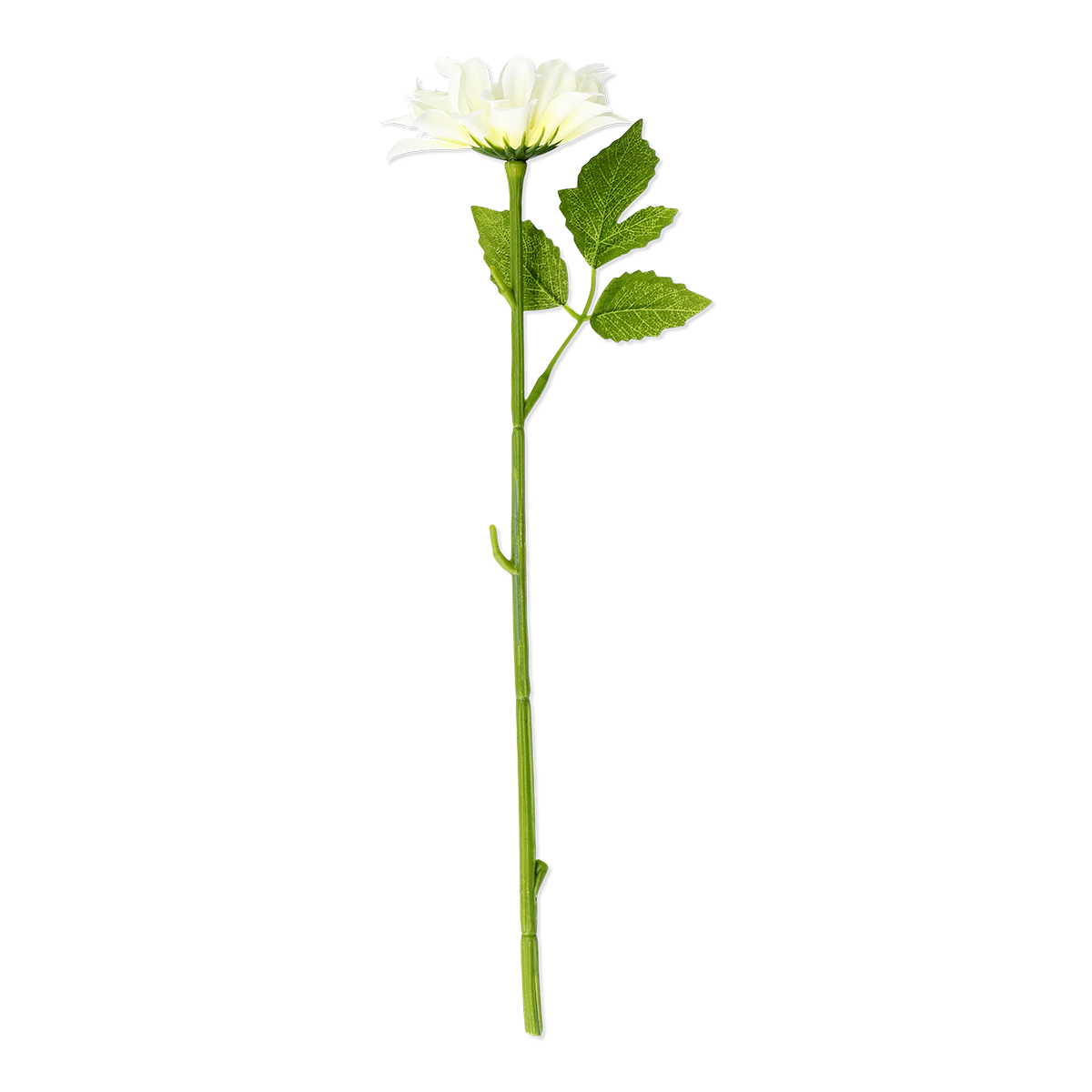 ARTIFICIAL FLOWER RECYCLED 30 CM WHITE