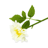 ARTIFICIAL FLOWER RECYCLED 30 CM WHITE