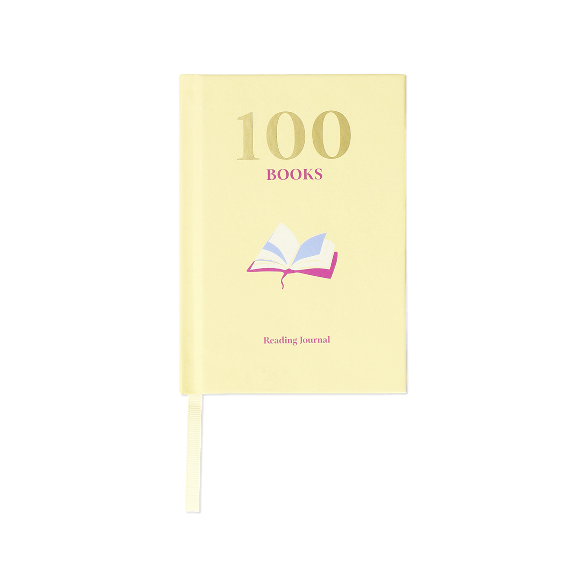 Sarı 100 Kitap Okuma Günlüğü A6