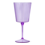 WINE GLASS PLASTIC PURPLE COLOR
