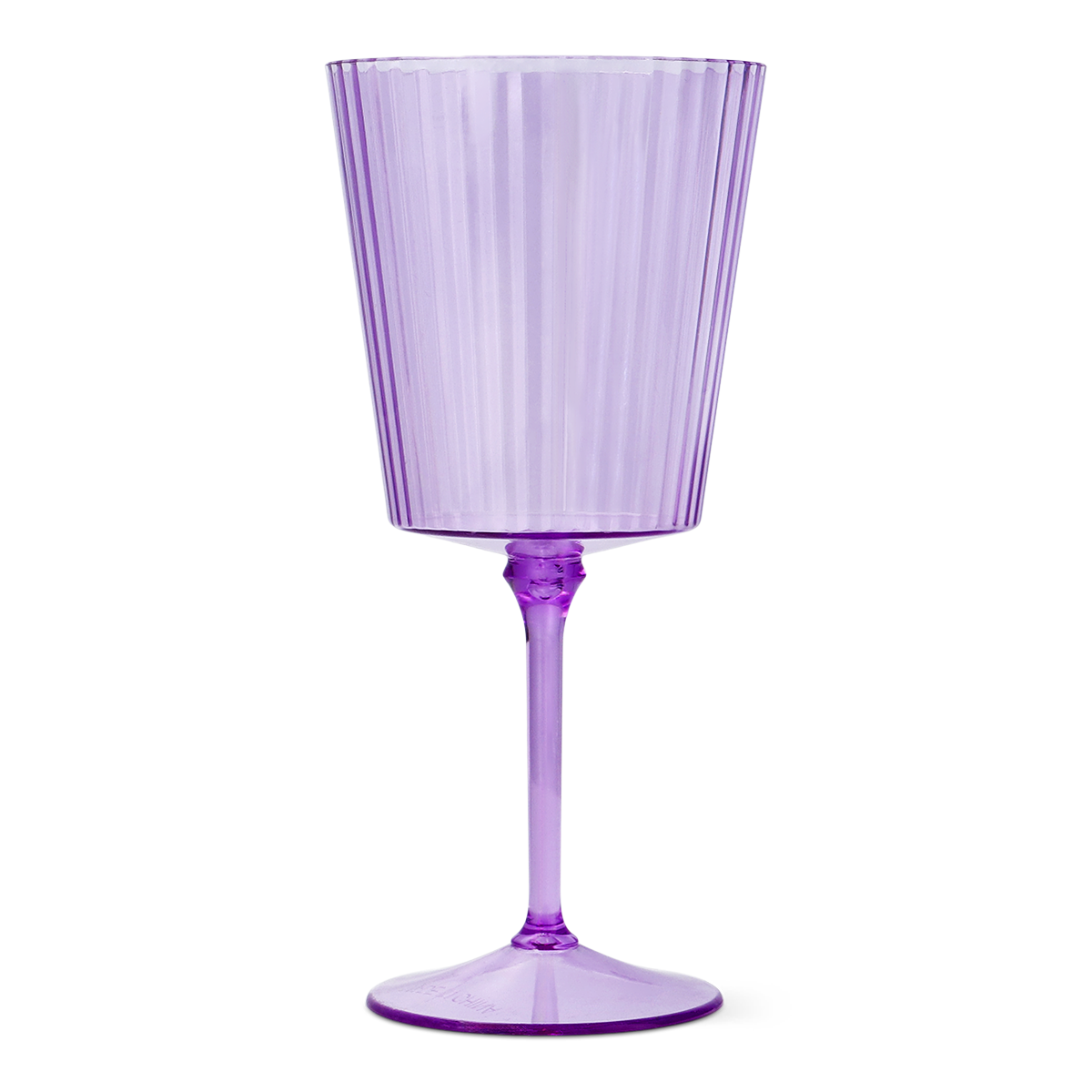 WINE GLASS PLASTIC PURPLE COLOR