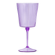 WINE GLASS PLASTIC PURPLE COLOR