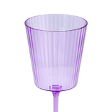 WINE GLASS PLASTIC PURPLE COLOR