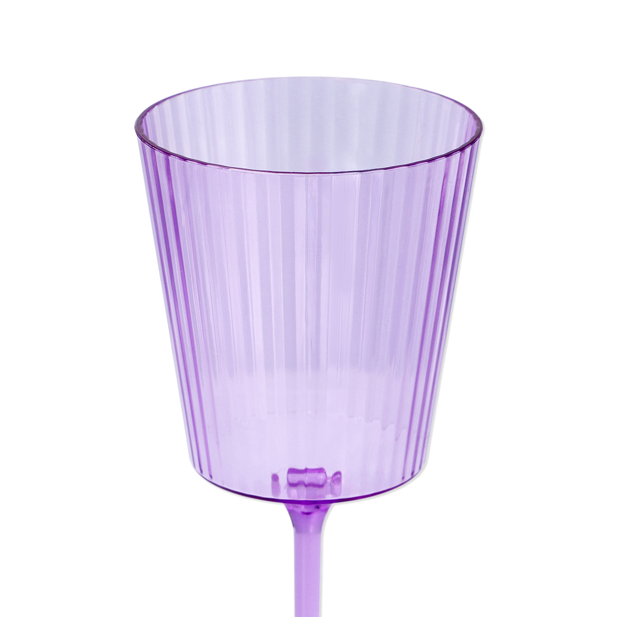 WINE GLASS PLASTIC PURPLE COLOR