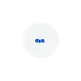 DRINKING GLASS WITH EMBOSSED BOW INSIDE THE GLASS