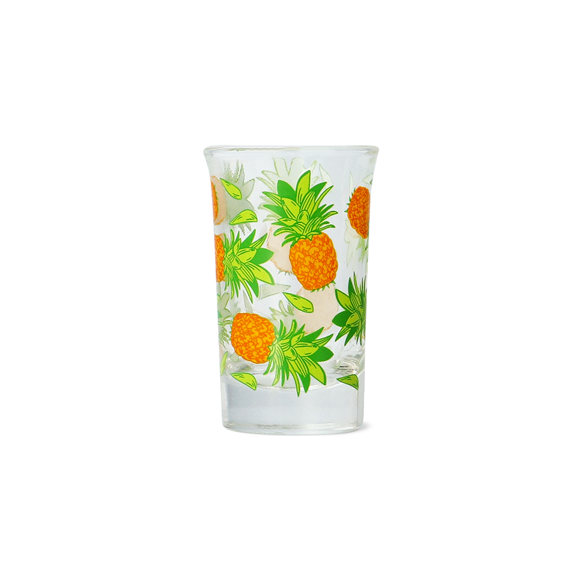 Ananas Desenli Mini Cam Bardak