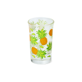 Ananas Desenli Mini Cam Bardak