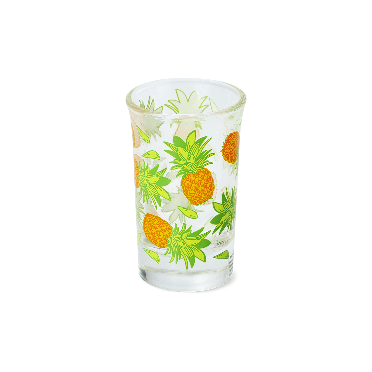Ananas Desenli Mini Cam Bardak