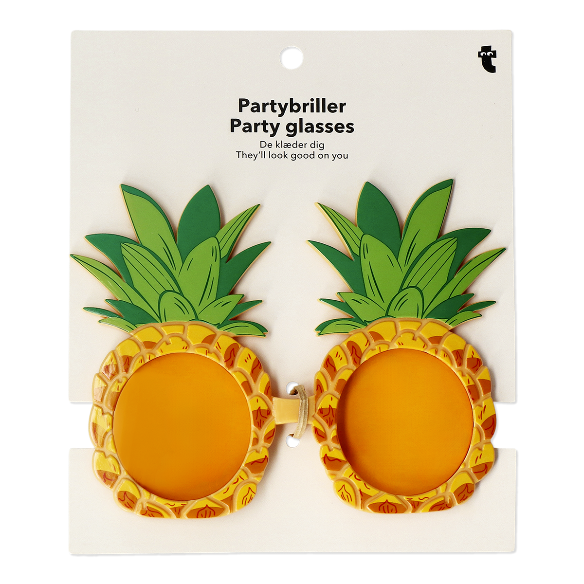 Sarı Ananas Şeklinde Parti Gözlüğü