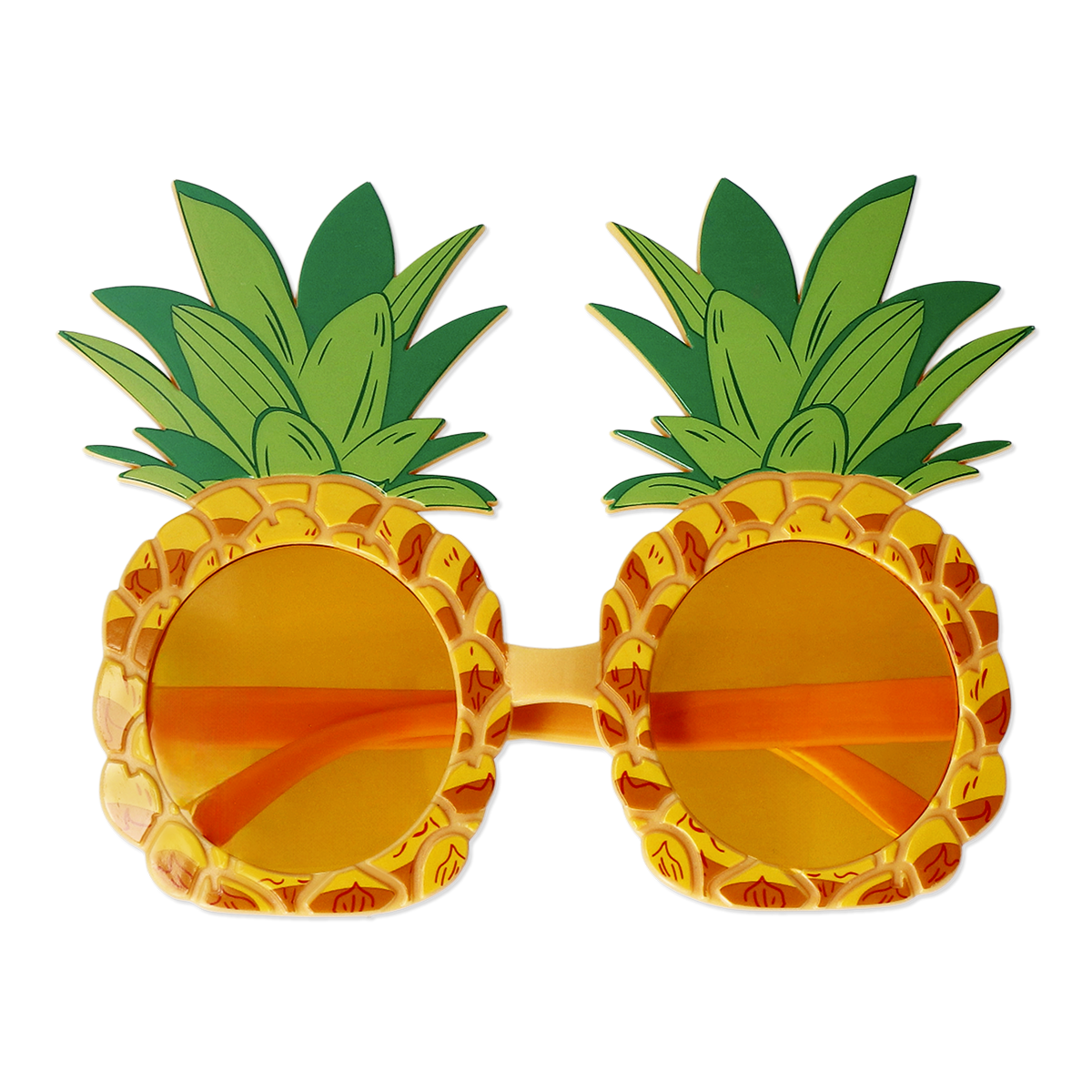 Sarı Ananas Şeklinde Parti Gözlüğü