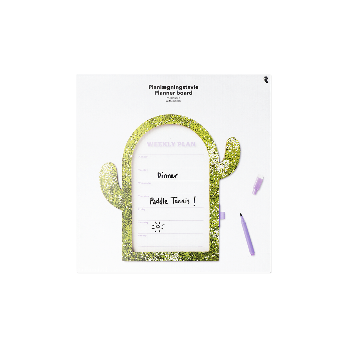 PLANNER IN FRAME CACTUS