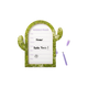 PLANNER IN FRAME CACTUS