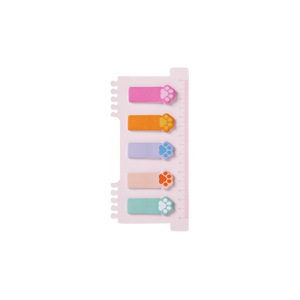 STICKY TABS CAT PAW ON RULER