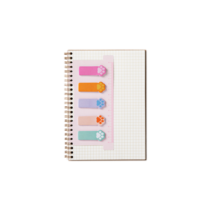STICKY TABS CAT PAW ON RULER