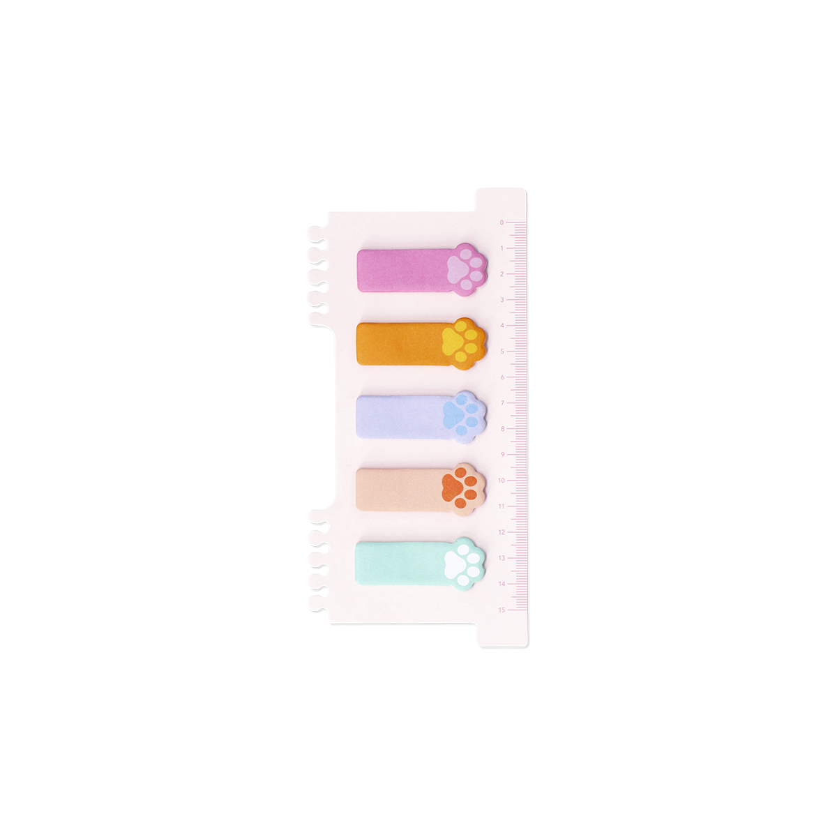 STICKY TABS CAT PAW ON RULER