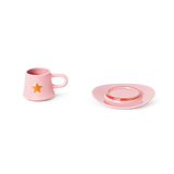 Pembe Kovboy Şapkası Şeklinde Fincan