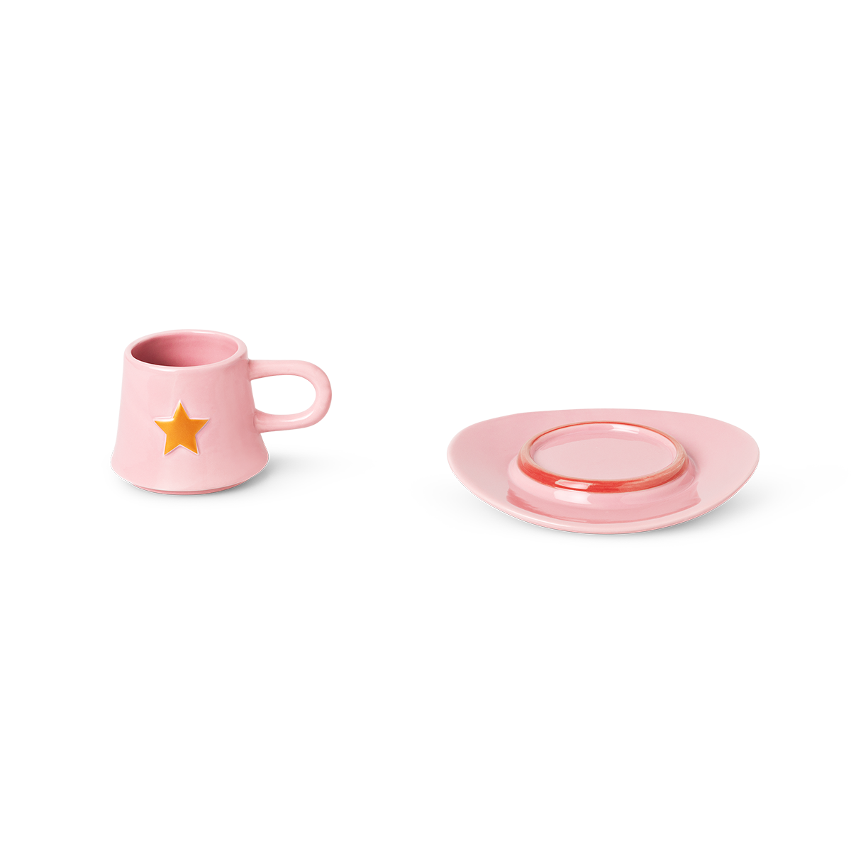 Pembe Kovboy Şapkası Şeklinde Fincan