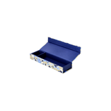 Mavi Kır Çiçekleri Desenli Kalem Kutu