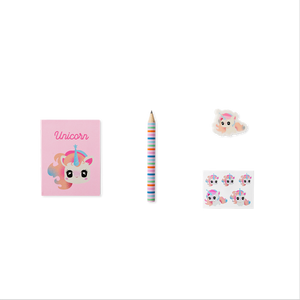 Unicorn Sırt Çantasında Mini Kırtasiye Kiti