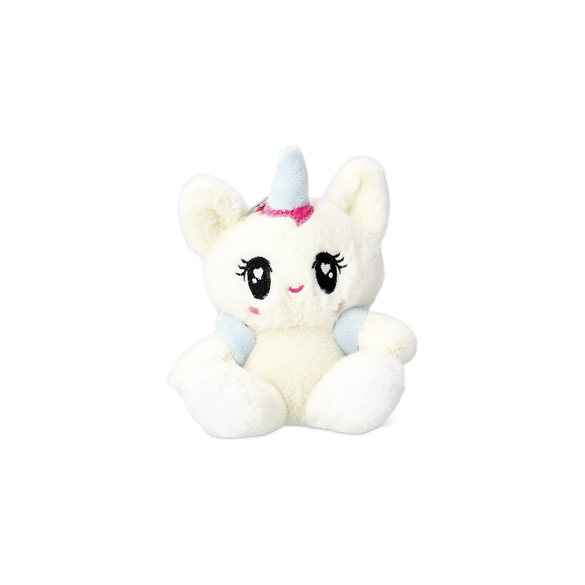 Beyaz Unicorn Şeklinde Çanta Süsü