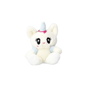 Beyaz Unicorn Şeklinde Çanta Süsü