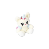 Beyaz Unicorn Şeklinde Çanta Süsü
