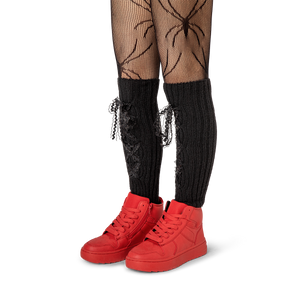 Gotik Temalı Siyah Tozluk