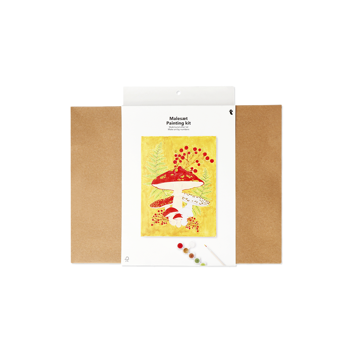 Çiçek Desenli Sayılarla Boyama Seti